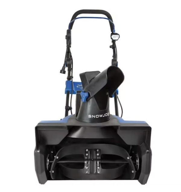 Corded Electric Snow Blower w/ LED Light Chute Cover 21-Inch Clearing Path 15-Amp Motor - Heavy-Duty Blowing Machine for Ice Re