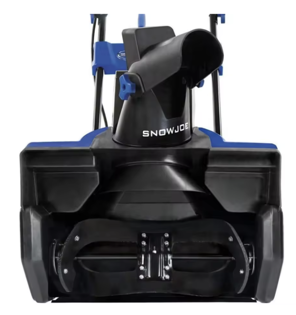 Corded Electric Snow Blower w/ LED Light Chute Cover 21-Inch Clearing Path 15-Amp Motor - Heavy-Duty Blowing Machine for Ice Re